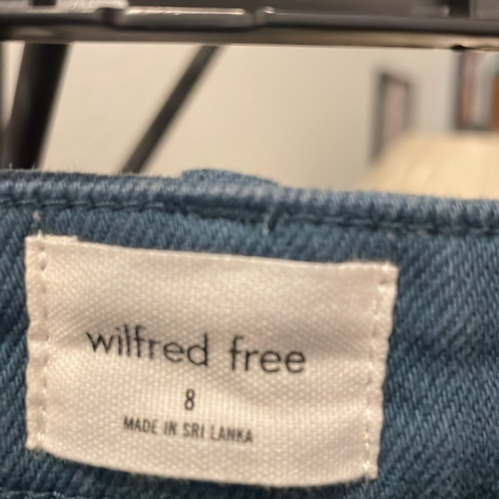Wilfred Free Teal/Bluish Green Jeans SZ 8 - Picture 3 of 4
